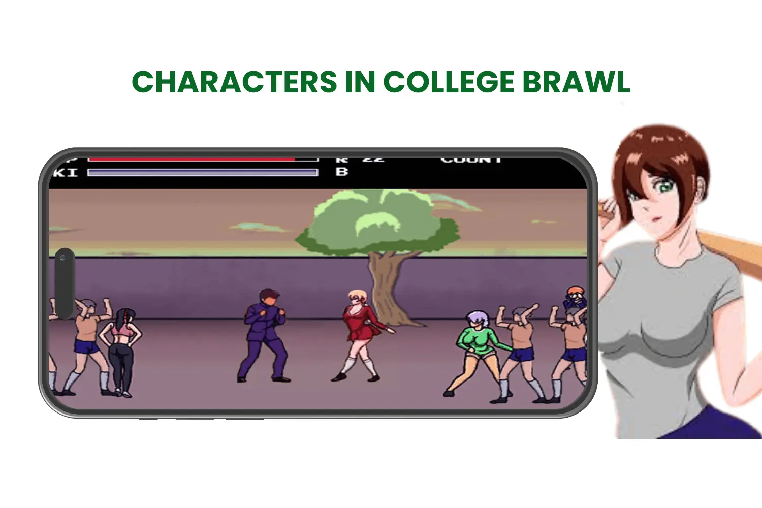 characters in college brawl